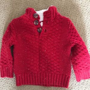 Cable Knit Sherpa Neck Cat & Jack Sweater